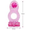 Anillo Pene Vibrador Retardante con Doble Estímulo Anal y Clitoriano - Imagen 2