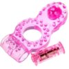 Anillo Pene Vibrador Retardante con Doble Estímulo Anal y Clitoriano