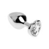 Plug Anal de Acero con Cristal en Forma de Corazón - Imagen 2